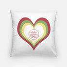 Alpha Gamma Delta 18" Heart Throw Pillow Cover Pillow Covers