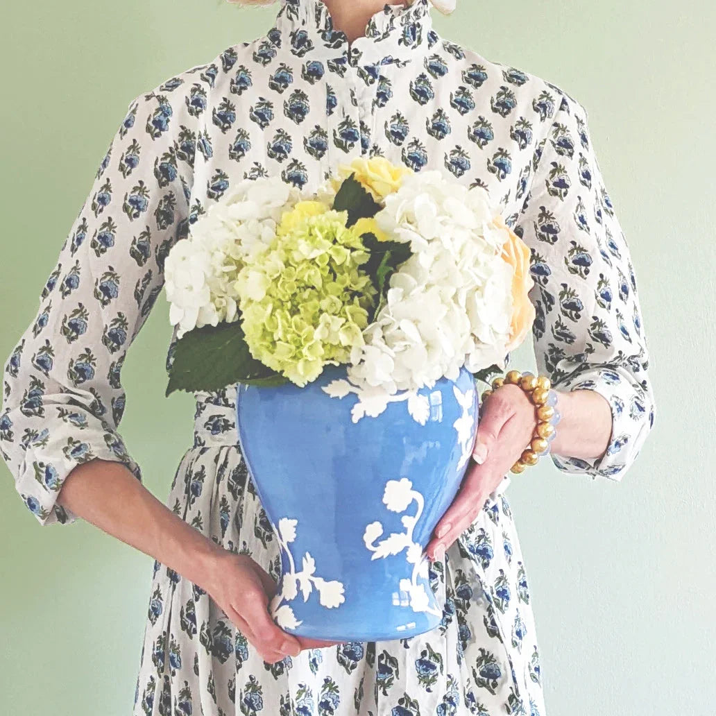 Chinoiserie Dreams Ginger Jars in French Blue | Grandmilential Decor