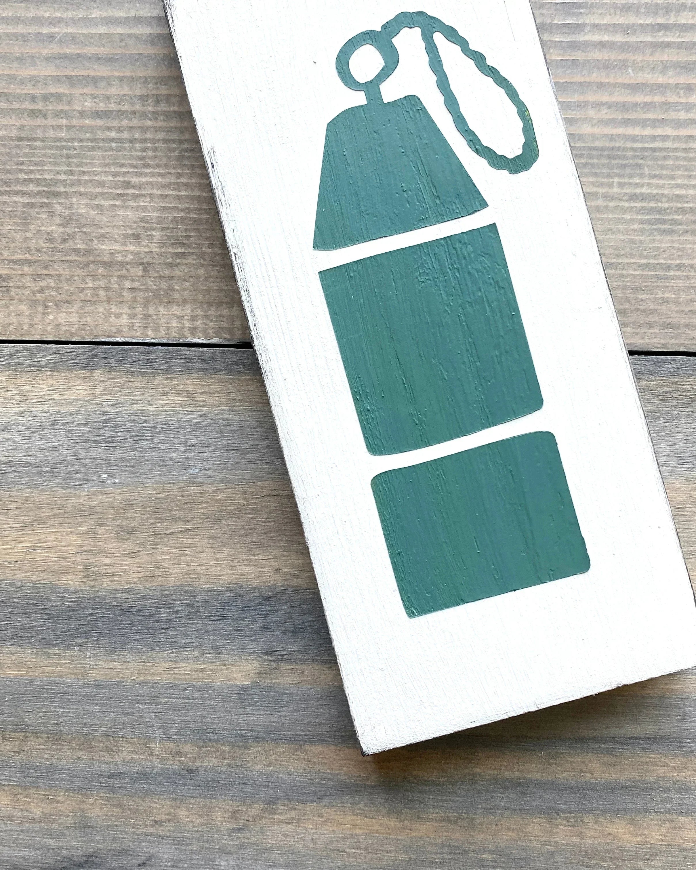 Buoy Wood Sign | Coastal Dorm Decor | Wall Art