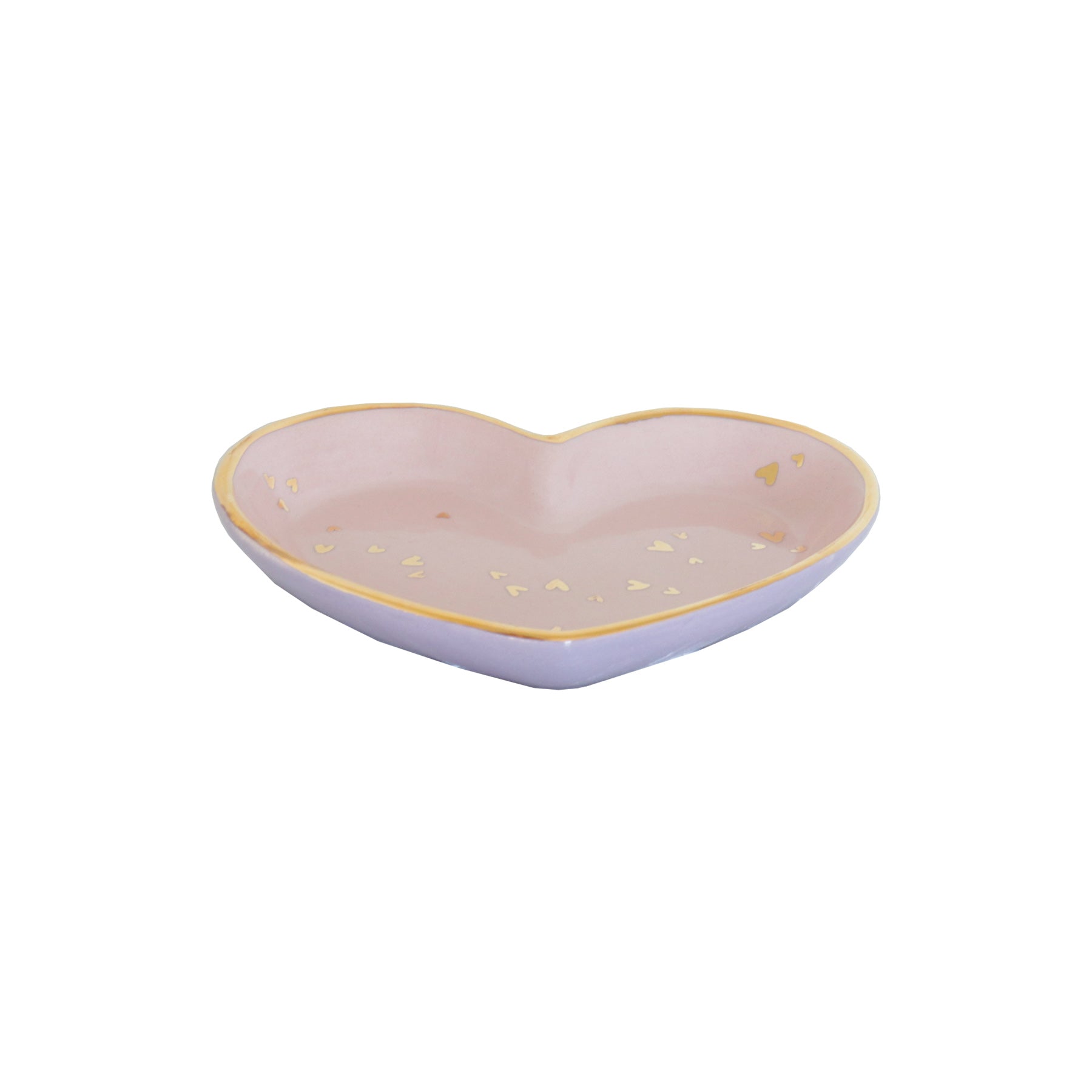 "Confetti Hearts" Dishes with Gold Accent | Dorm Accessories | Gifts | Campus Greek Fit