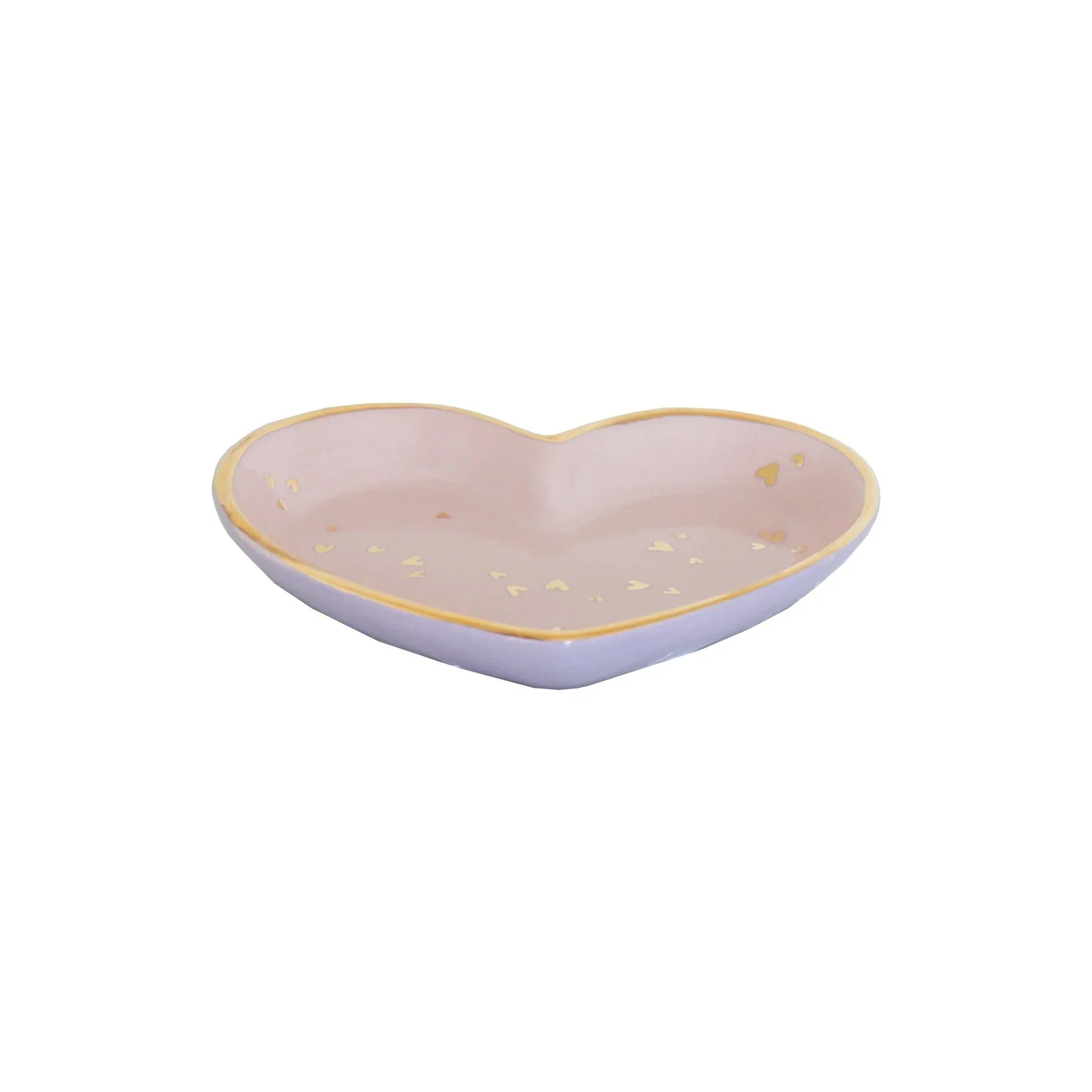 "Confetti Hearts" Dishes with Gold Accent | Dorm Accessories | Gifts | Campus Greek Fit