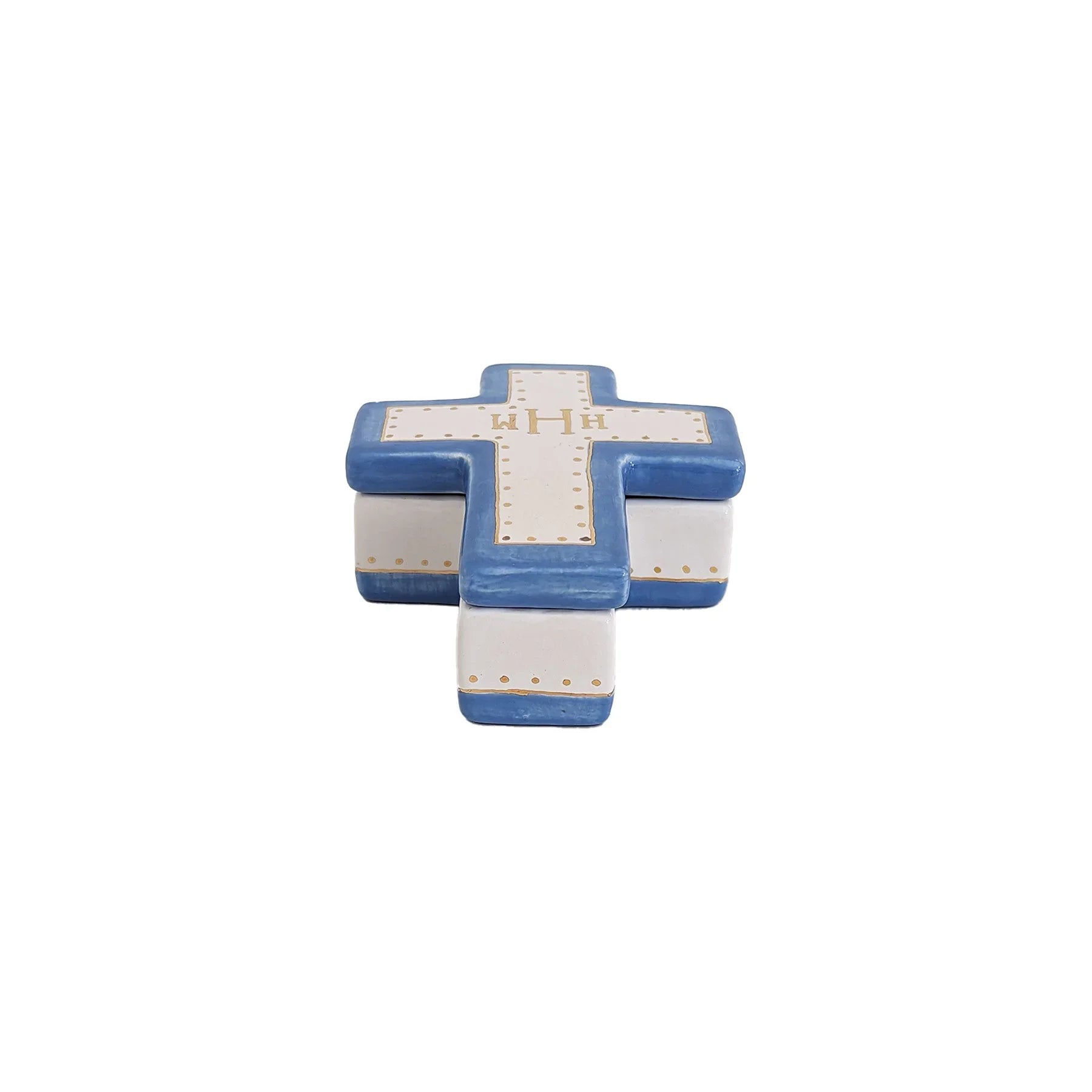 Handcrafted Monogram Cross Keepsake Box Faith Gift | Accessories