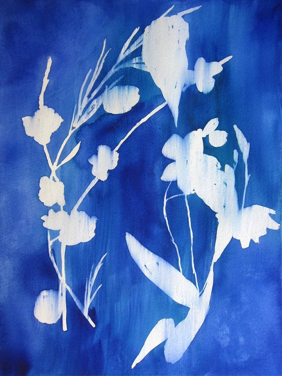 Cyan Blue Art Print | Blue Dorm Decor | Affordable Canvas & Art Prints