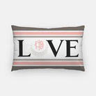 Gamma Phi Beta "LOVE" Lumbar Throw Pillow Cover Pillow Covers
