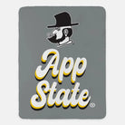 Appalachian State University XL 60x80 Retro Sherpa Blanket Throw Blankets