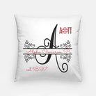 Alpha Omicron Pi 18" Monogram Throw Pillow Cover Pillow Covers