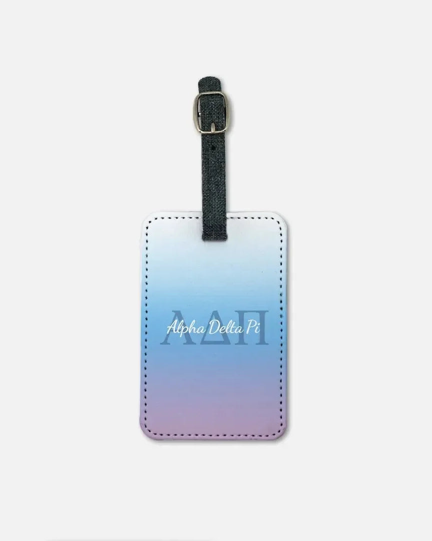 Alpha Delta Pi (Set of 2) Luggage Tag - Gradient Luggage Tags