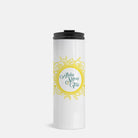 Alpha Sigma Tau Thermal Tumbler 16 oz. - Rose Sketch Frame Drinkware