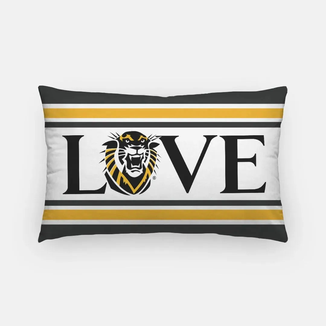 FHSU "LOVE" Lumbar Throw Pillow Cover Pillow Covers