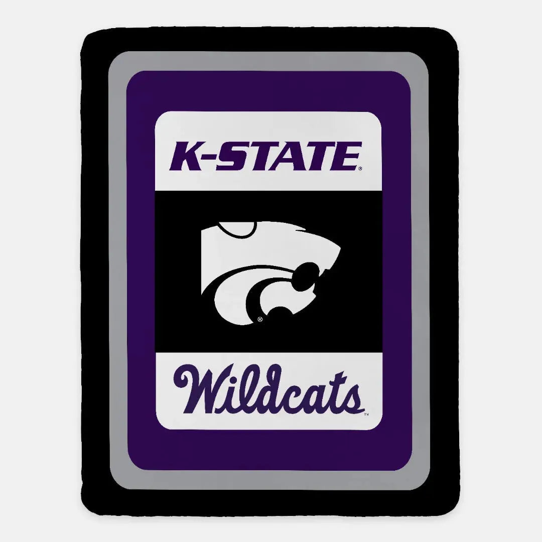 Kansas State University XL 60x80 Throw Blanket - K-State Wildcats Throw Blankets