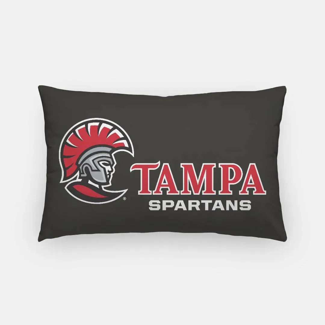 Tampa Spartans Black Lumbar Pillow Cover Pillow Covers