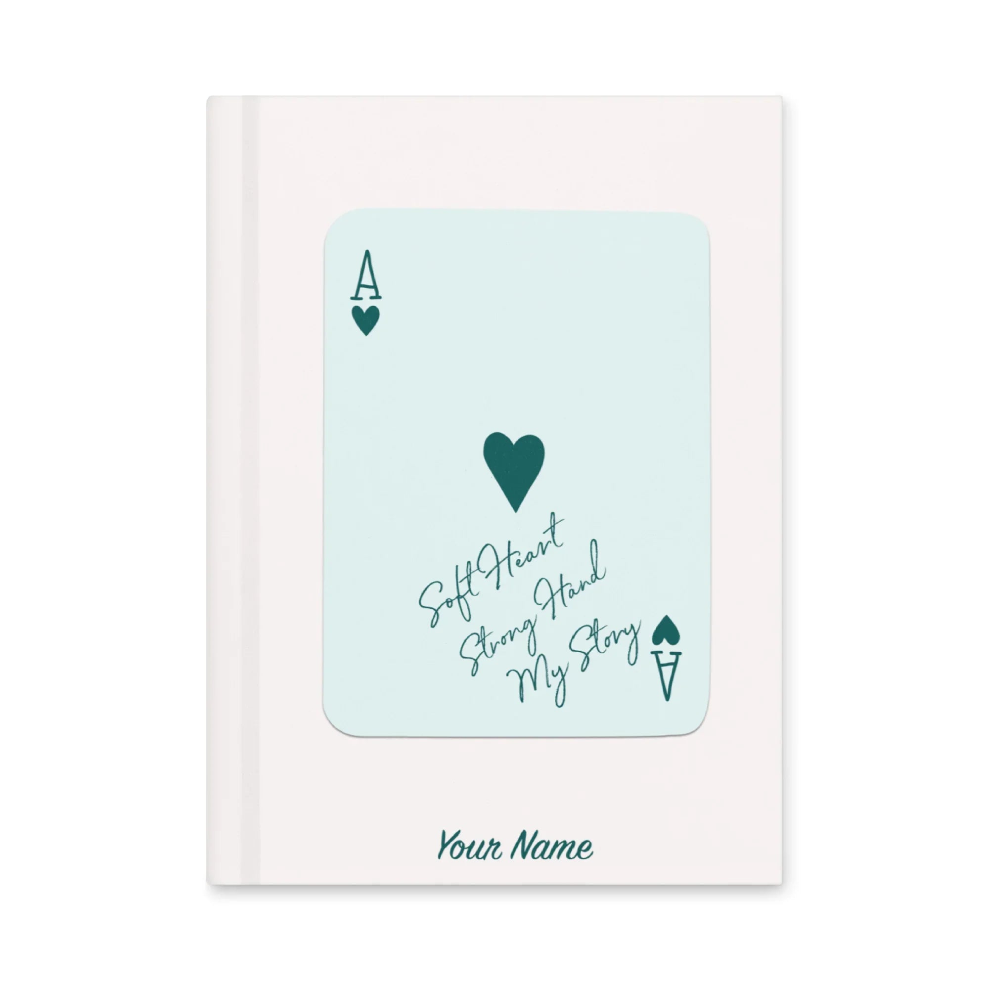 Soft Heart Strong Hand Hardcover Journal | School Accessories