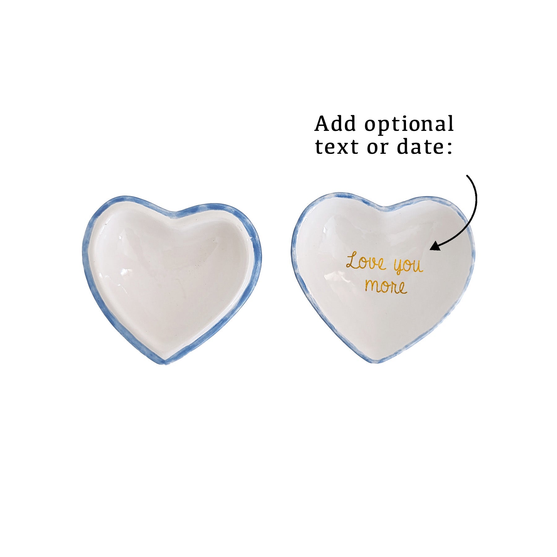 Personalized Monogrammed Heart Box | Trinket Catchall | Gift for Her