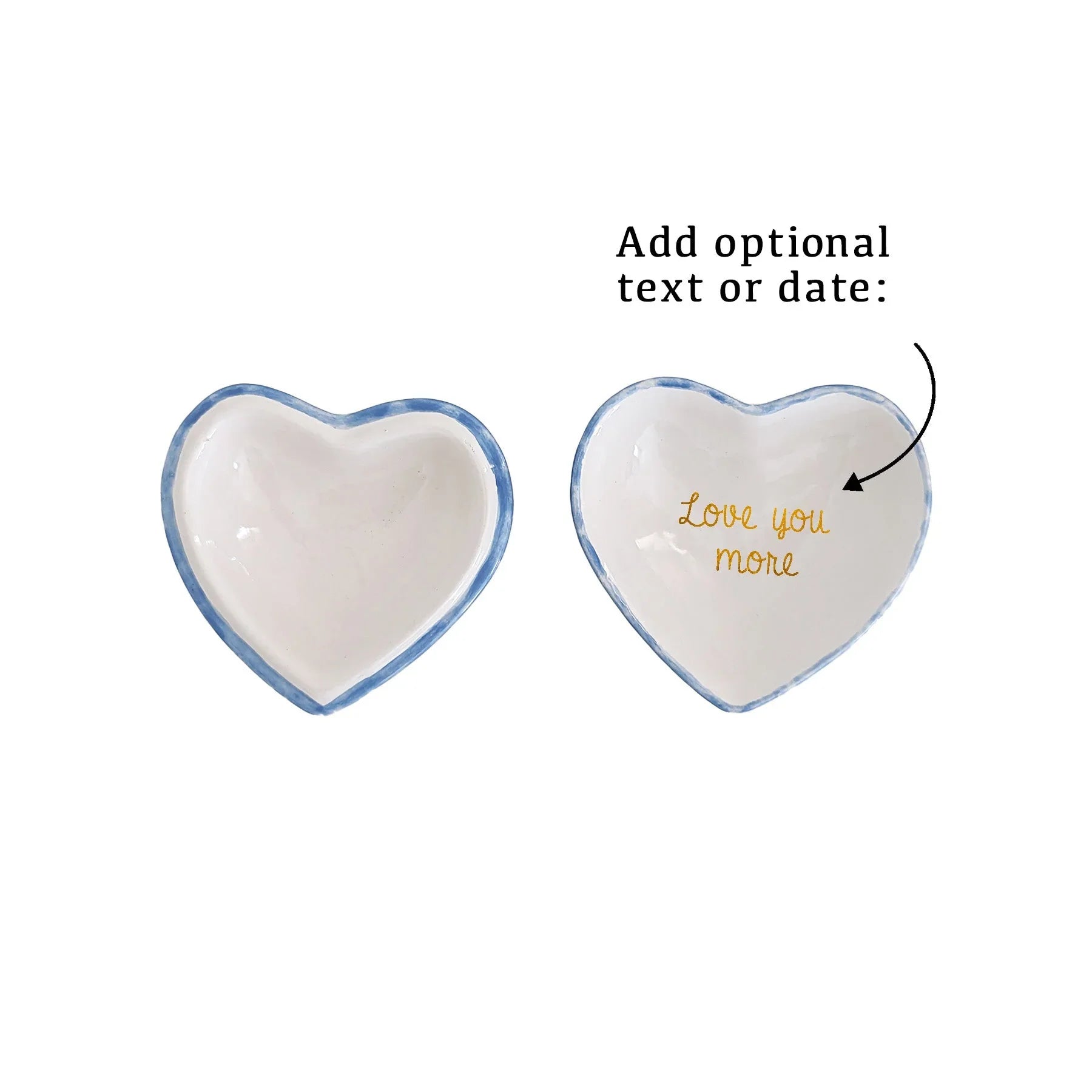 Personalized Monogrammed Heart Box | Trinket Catchall | Gift for Her