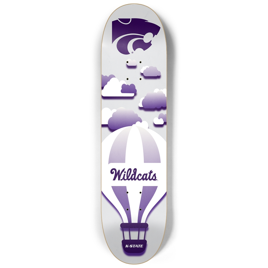 K-STATE Hot Air Balloon Skateboard Deck Skateboard