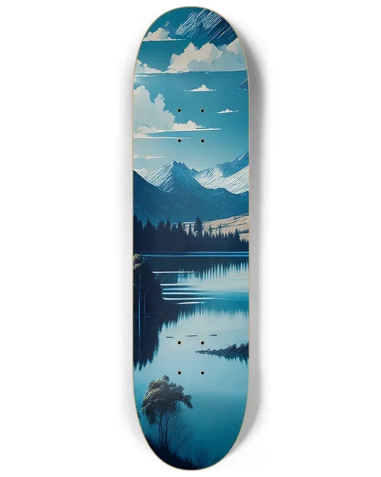 Vivid Lake Skateboard Deck Skateboard Deck
