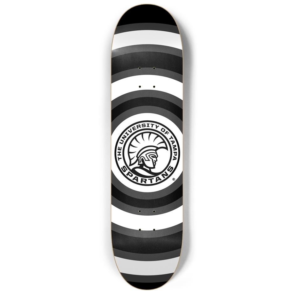 University of Tampa Skateboard Deck - Rings Skateboard