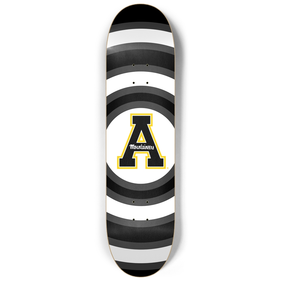 Appalachian State University Rings Skateboard Deck Skateboard