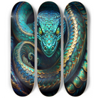 Viper 3-Panel Skateboard Deck Triptych Skateboard Deck
