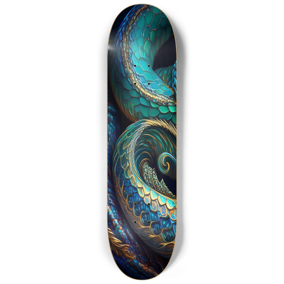 Viper 3-Panel Skateboard Deck Triptych Skateboard Deck