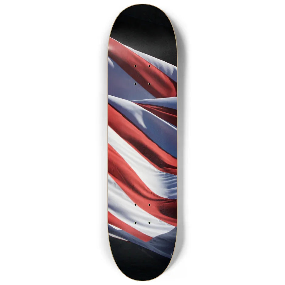 American Flag 3-Panel Series Triptych Skateboard Deck Skateboard Deck