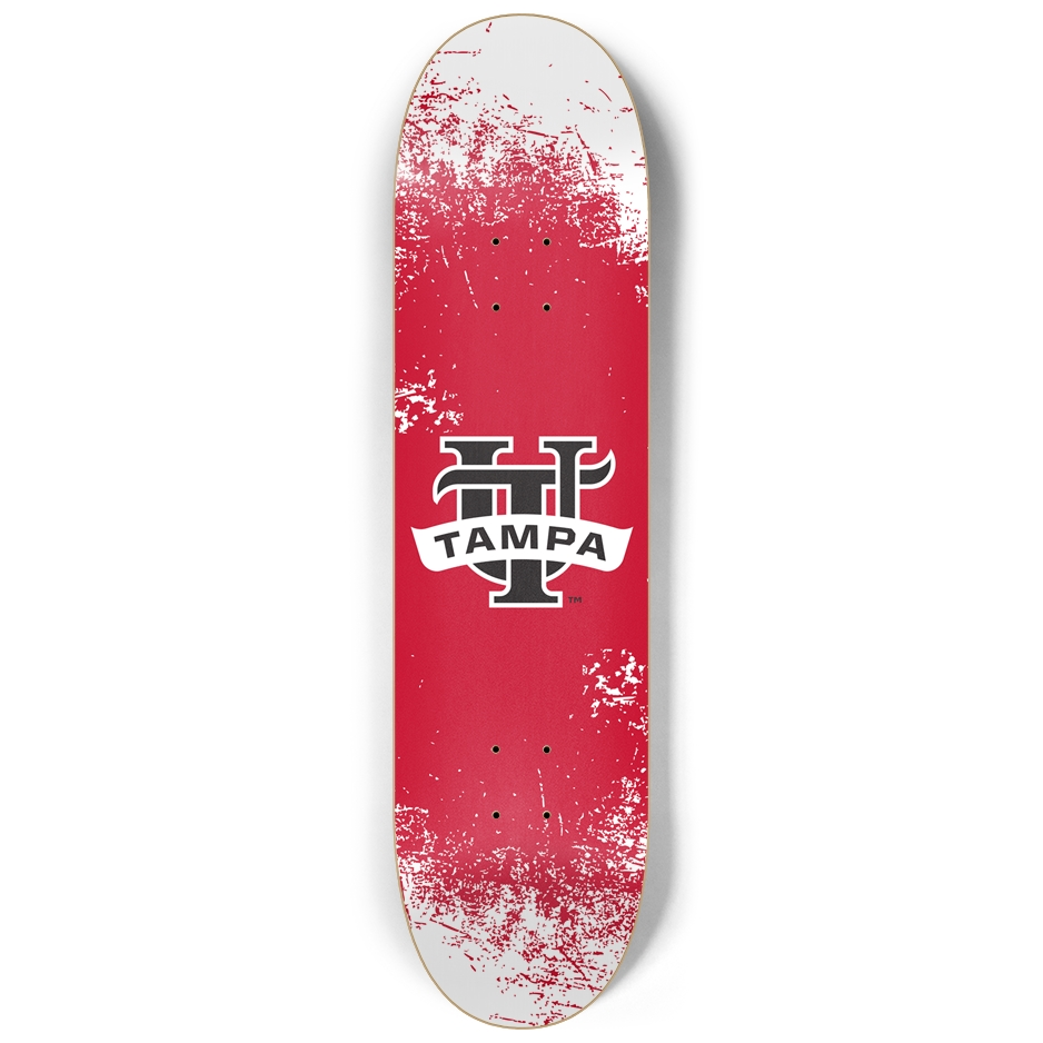 University of Tampa Grunge Skateboard Deck Skateboard