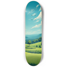 Green Fields Vivid Landscape Skateboard Deck Skateboard Deck