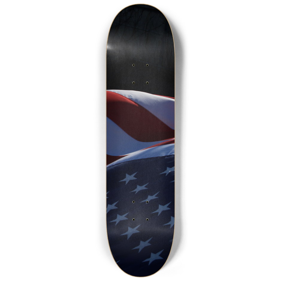 American Flag 3-Panel Series Triptych Skateboard Deck Skateboard Deck