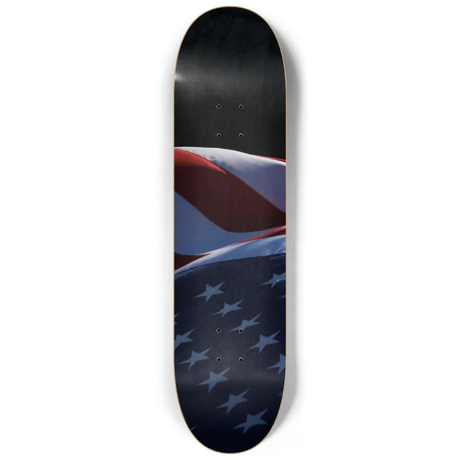 American Flag 3-Panel Series Triptych Skateboard Deck Skateboard Deck