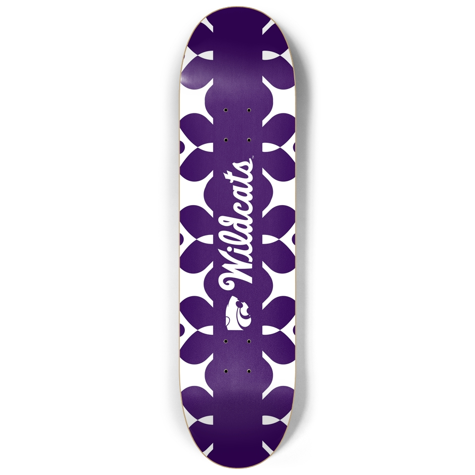 K-STATE Wildcats Retro Floral Skateboard Deck Skateboard