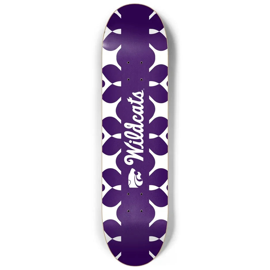 K-STATE Wildcats Retro Floral Skateboard Deck Skateboard