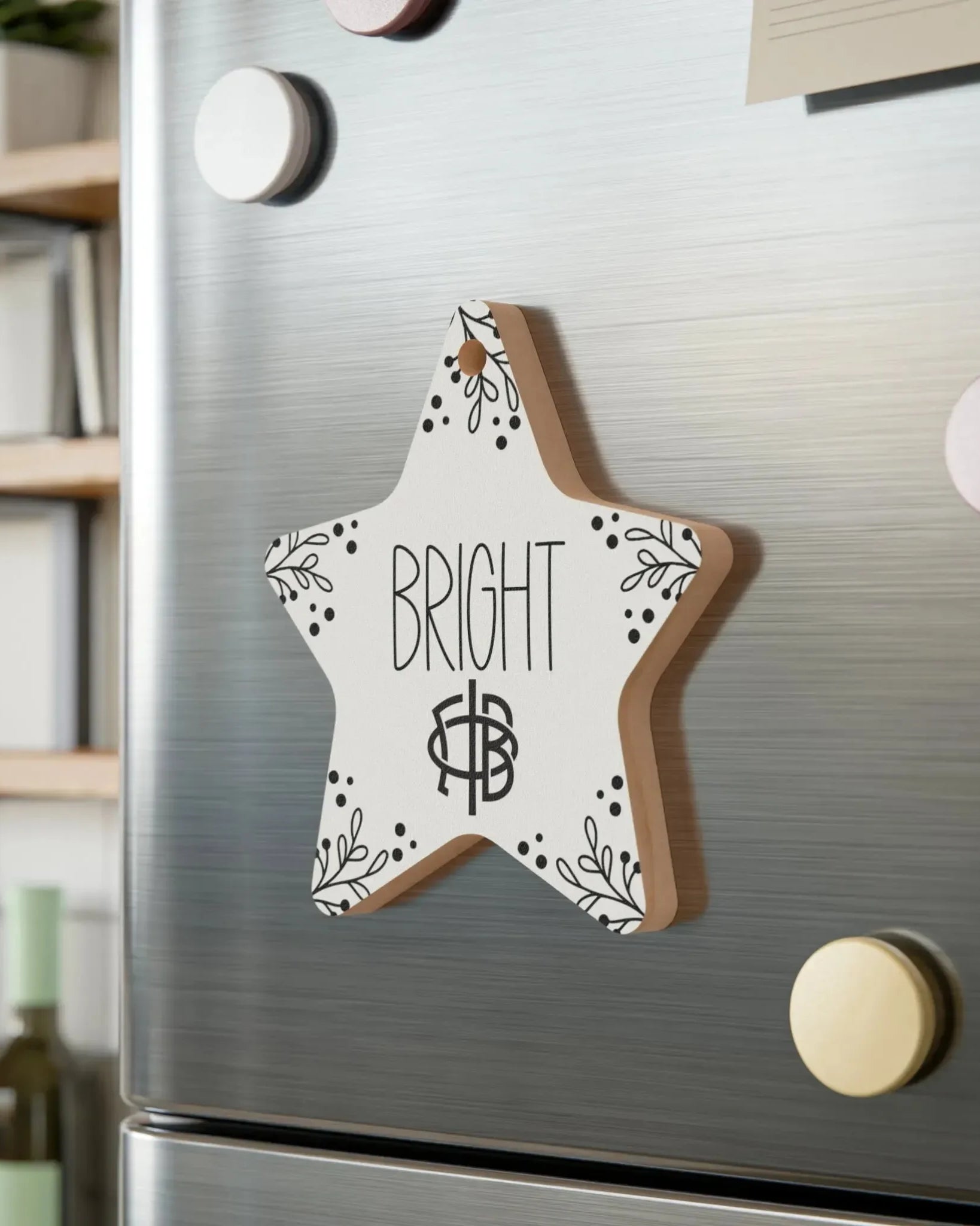 Gamma Phi Beta Wood Christmas Ornaments / Magnets (Set of 3) Ornaments and Accents