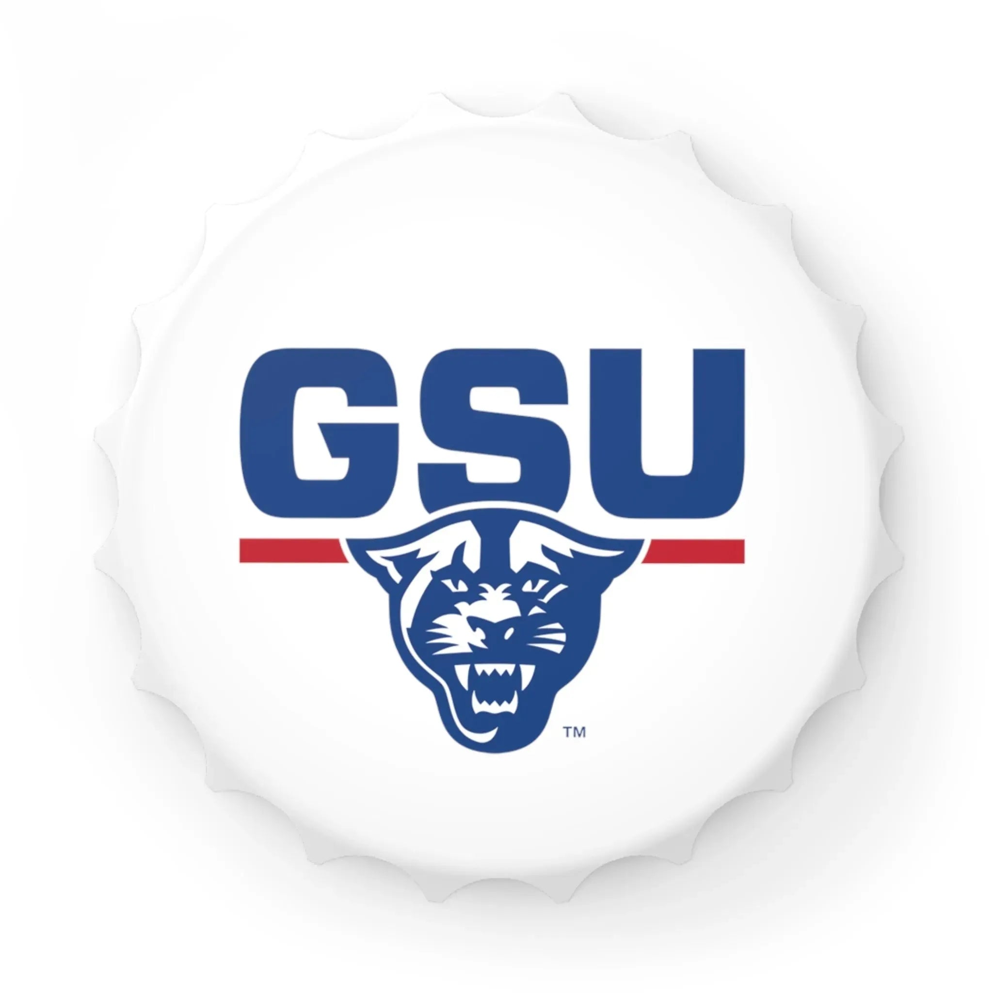 Georgia State University- GSU Magnetic Bottle Opener White Bottle Openers