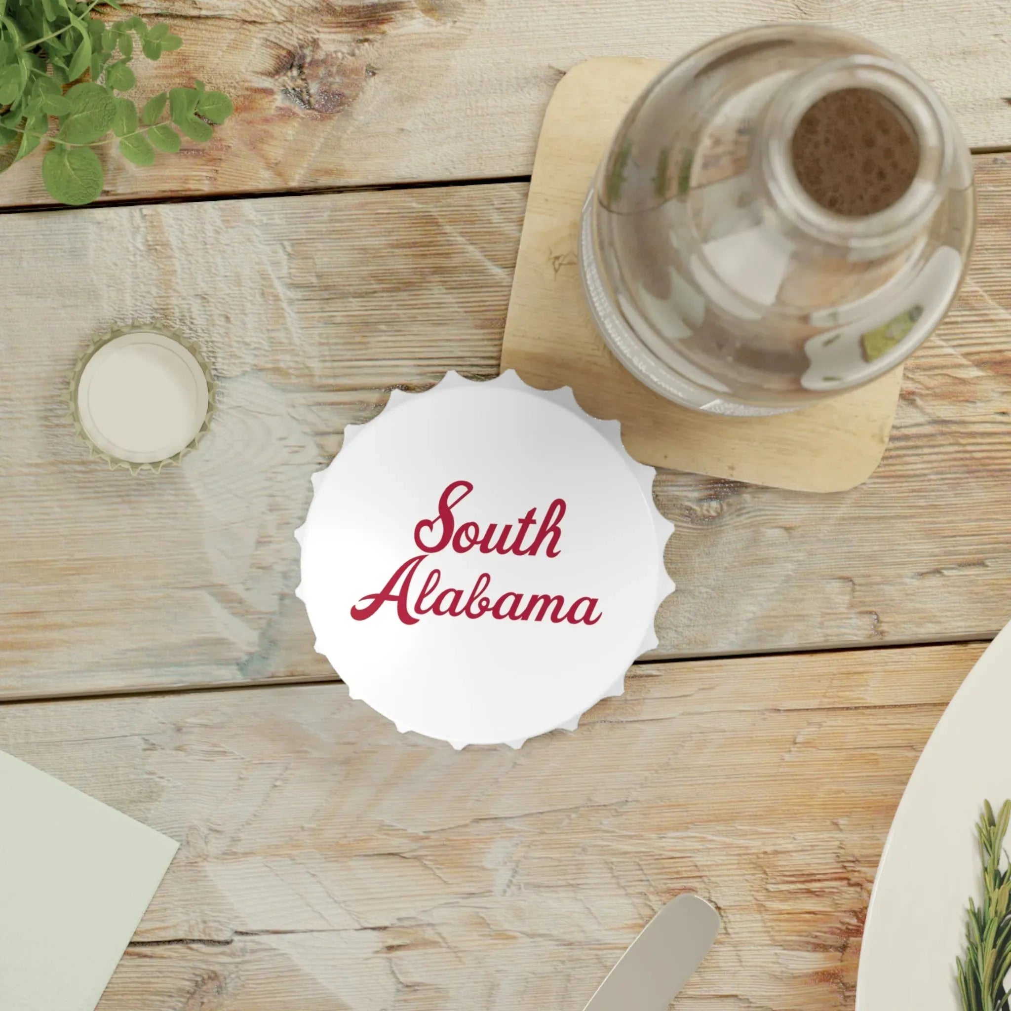 University of South Alabama Magnetic Bottle Opener - Script Bottle Openers