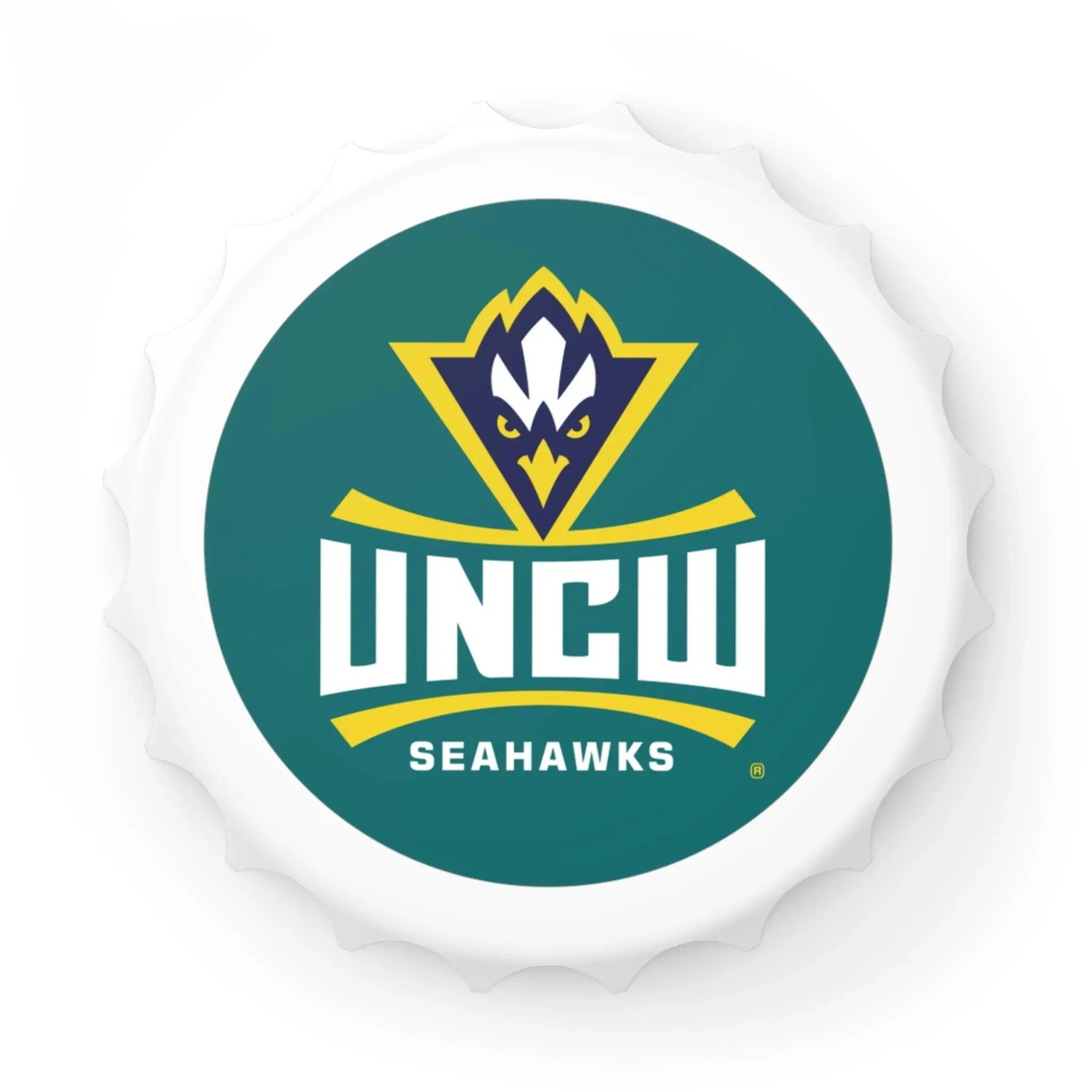 UNCW Magnetic Bottle Opener Teal Bottle Openers
