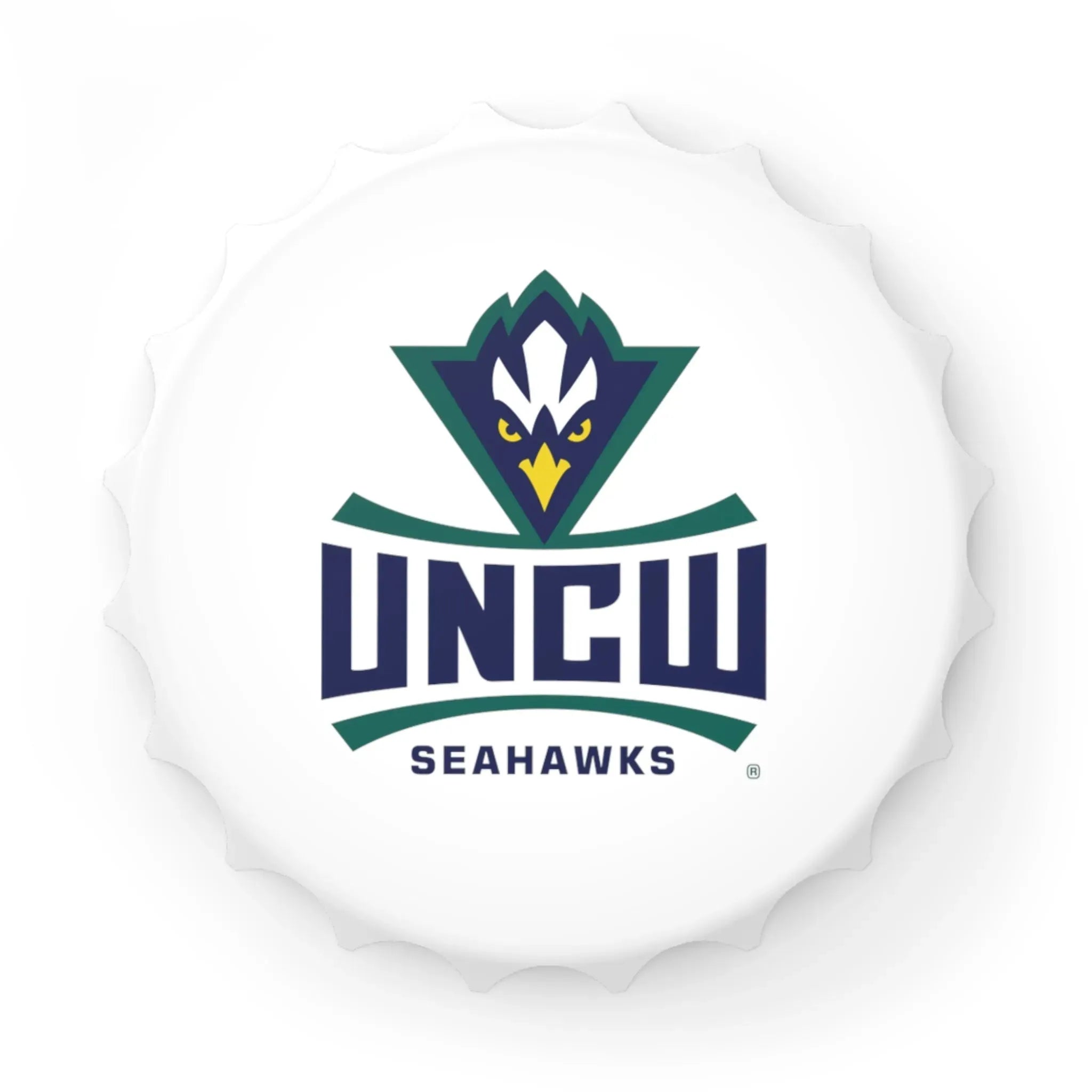 UNCW Magnetic Bottle Opener White Bottle Openers