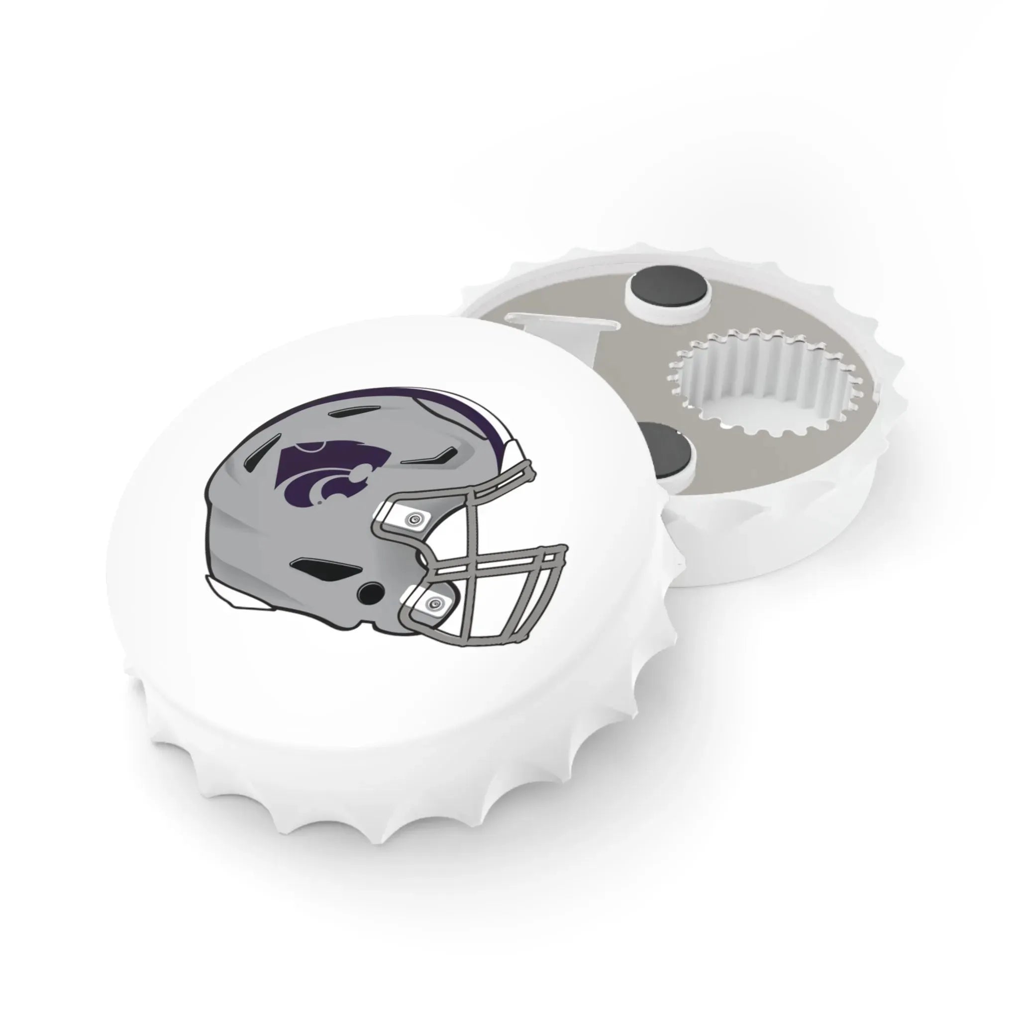 Kansas State University Magnetic Bottle Opener - Football Bottle Openers