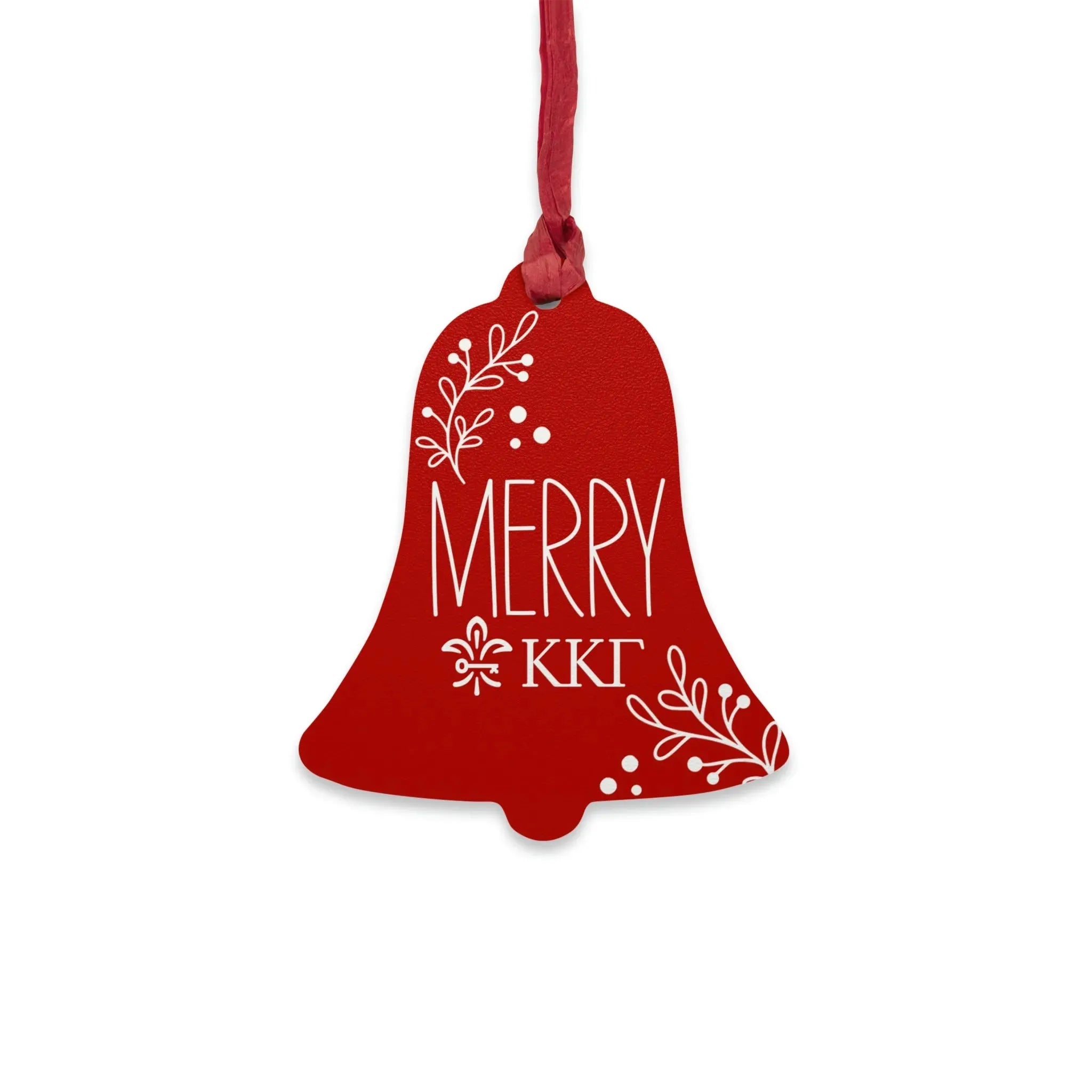 Kappa Kappa Gamma Wood Christmas Ornaments / Magnets (Set of 3) Holiday Ornaments