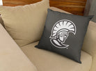 University of Tampa Pillow Cover - Spartan Head with Black - 18" Pillow Covers