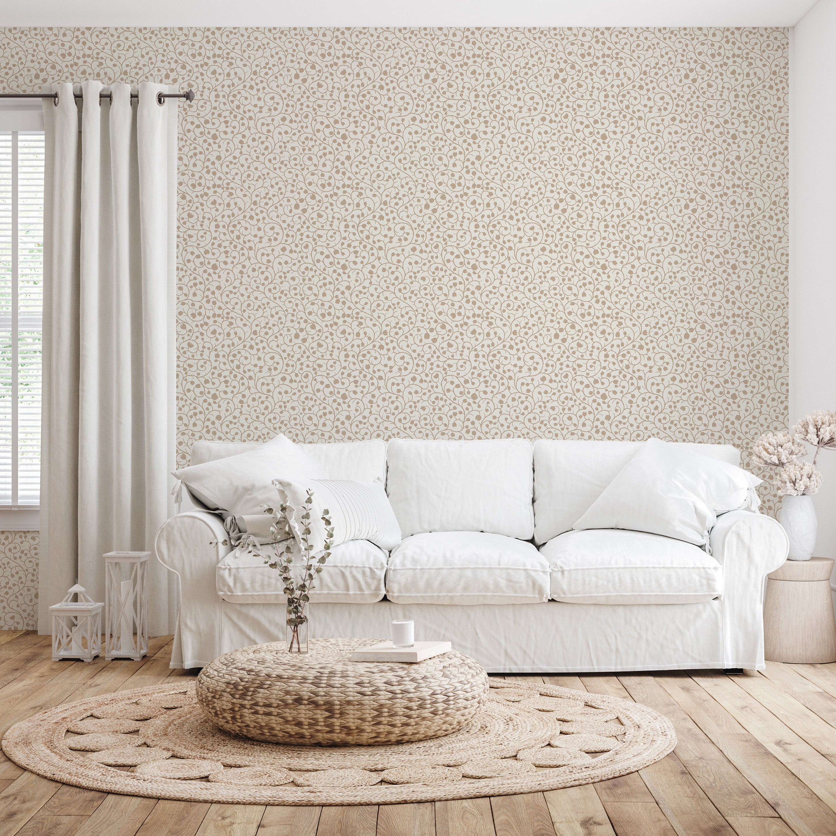 Hartford Peel & Stick Wallpaper by RNM Arts | Dorm Friendly Wall Decor - Campus Greek Fit