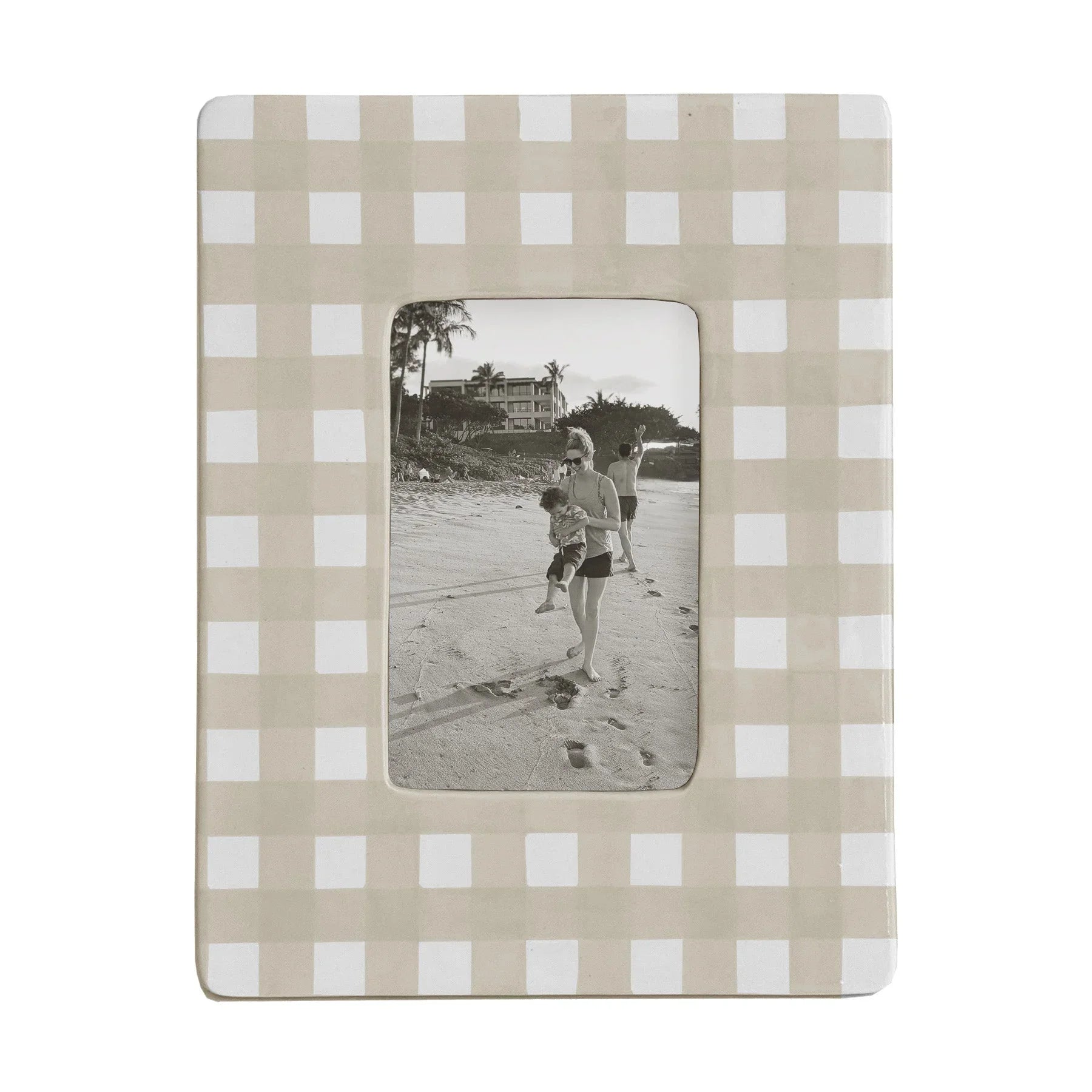 Gingham Photo Frame | Preppy Dorm Accessories