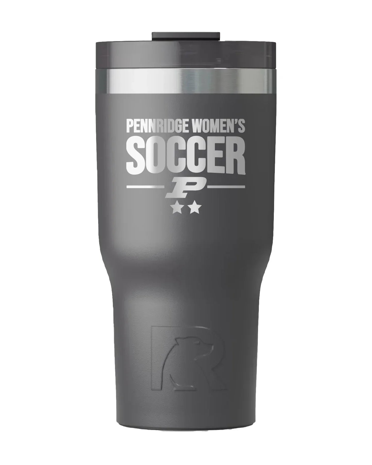 RTIC Ceramic Lined Essential Tumbler - Pennridge Women's Soccer Graphite Drinkware