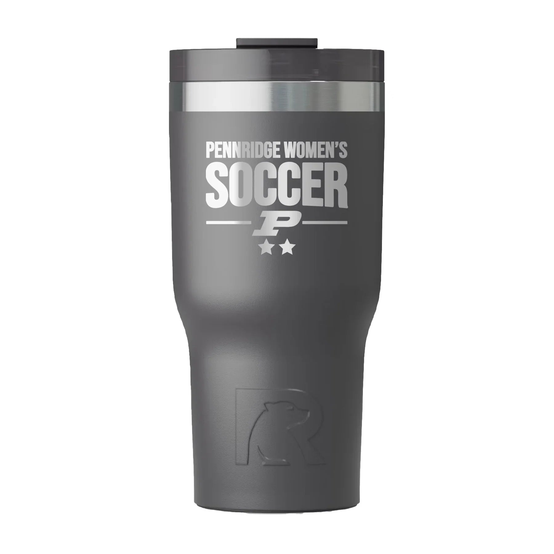 RTIC Ceramic Lined Essential Tumbler - Pennridge Women's Soccer Graphite Drinkware