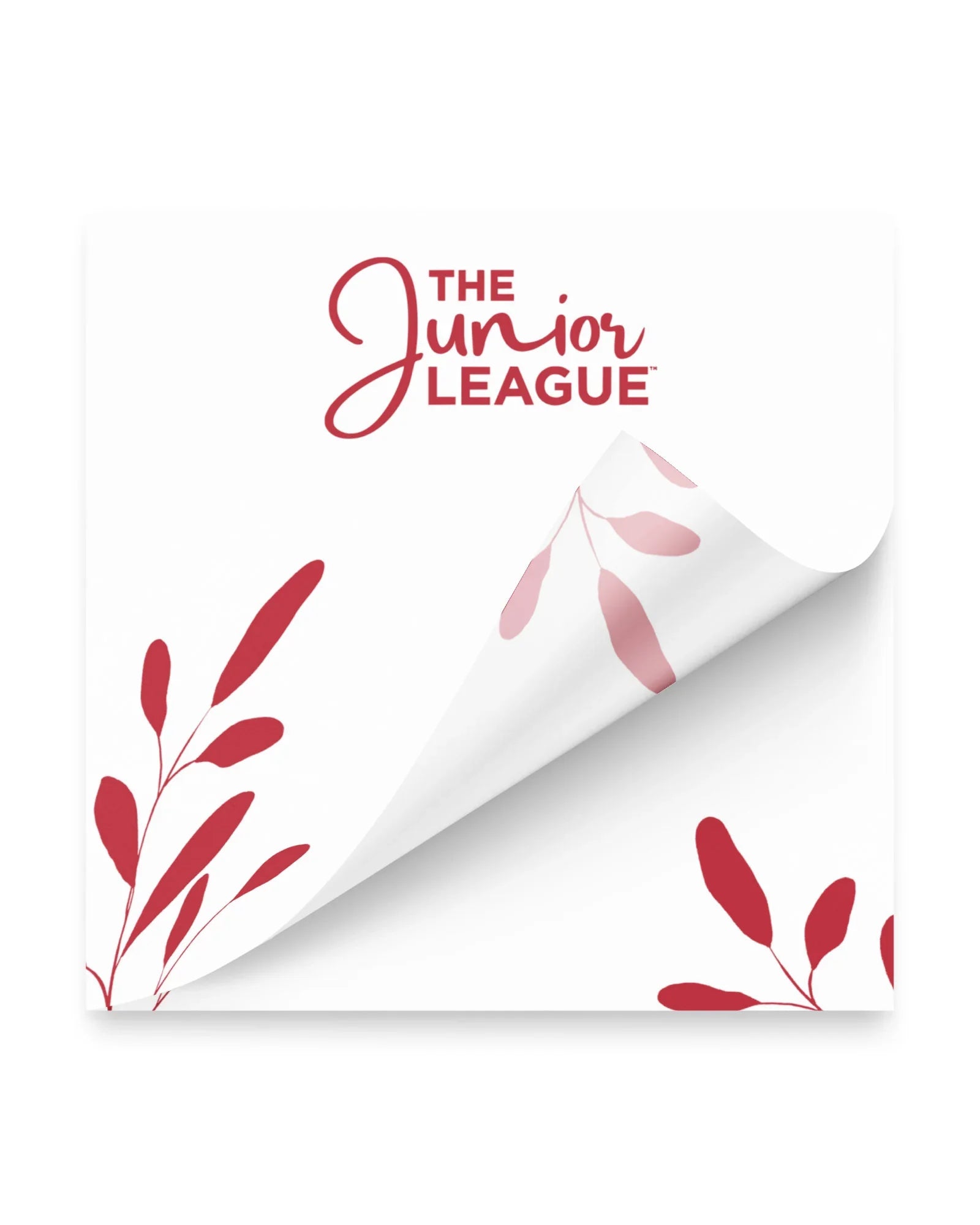 Junior League Red Leaf Post It Notes | JL Stationary & Gifts