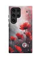 University of Tampa Samsung Galaxy 24, 23 Mobile Phone Case - Poppies Gloss Mobile Phone Cases