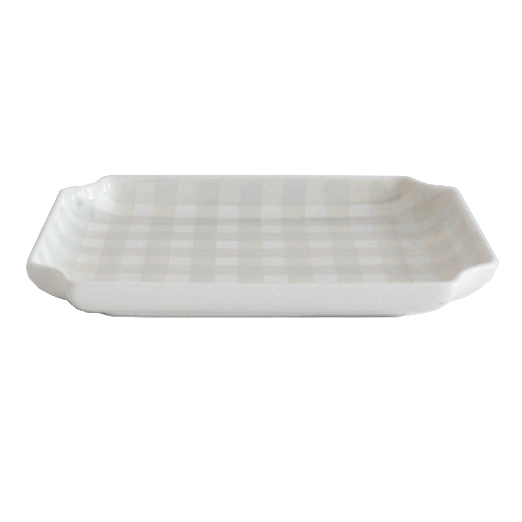 Pastel Gingham Decorative Tray – Dorm Room Accent | Preppy Dorm Decor | Campus Greek Fit