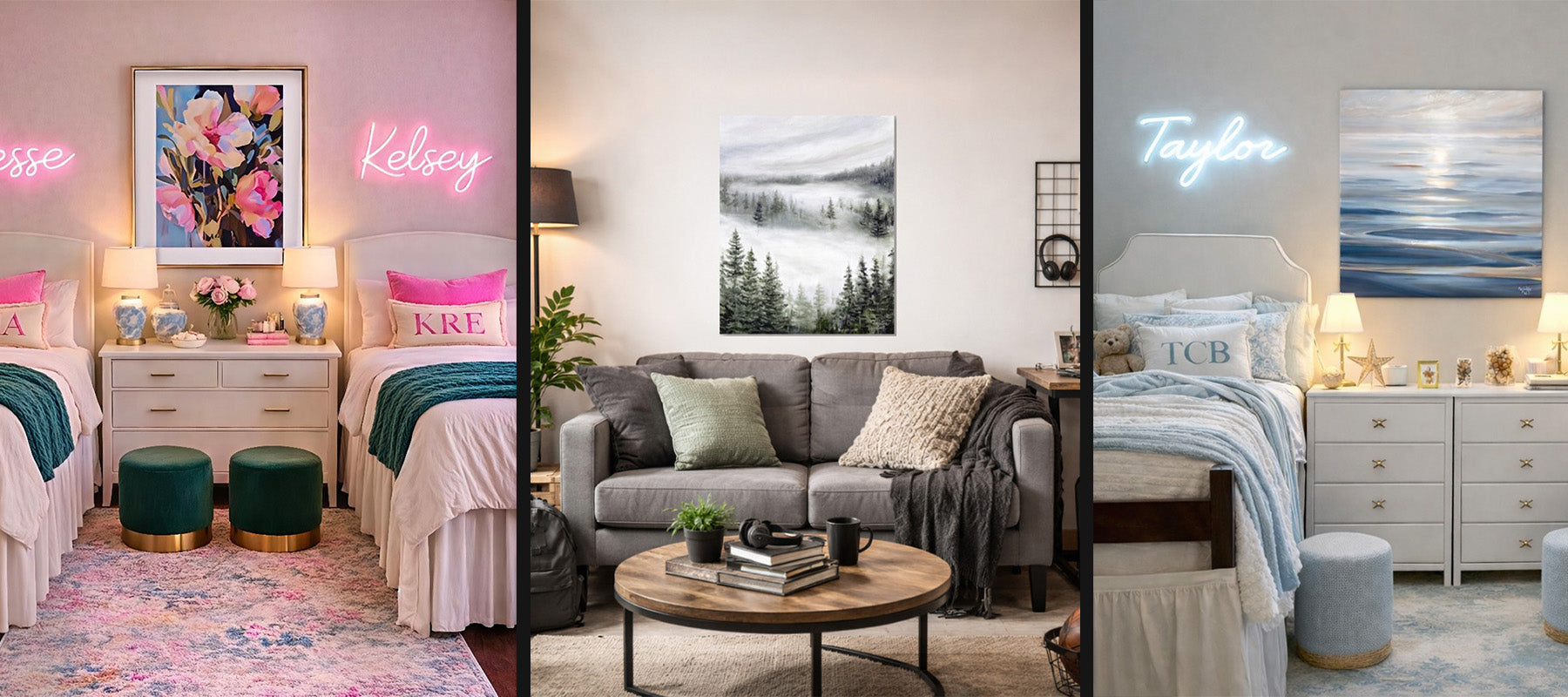 7 Affordable Large Wall Art Secrets That Instantly Elevate Your Dorm Room ✨ - Campus Greek Fit