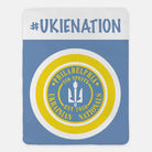 Ukie Nation Sherpa Blanket - Bullseye - 60"x80" Throw Blankets