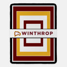 Winthrop University Blanket - Layered Colors 60"x80" | Gifts and Dorm | Festive Fit Home