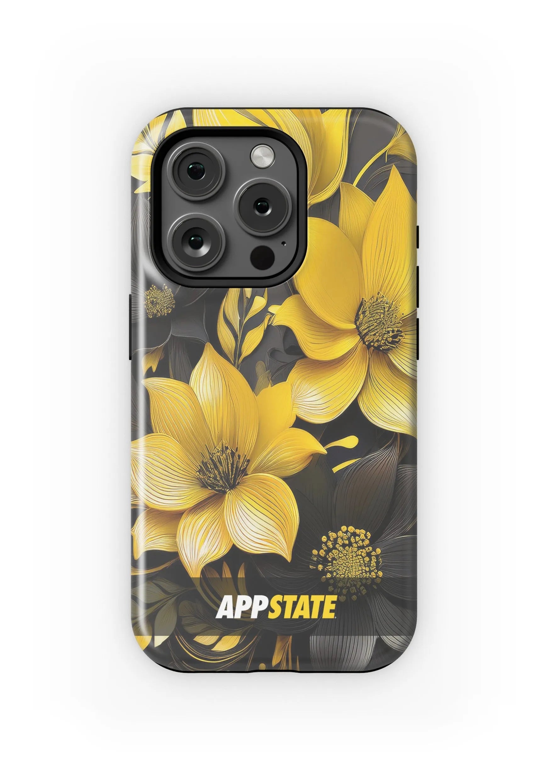 Appalachian State University iPhone 16, 15, 14, 13 Mobile Phone Case - Floral Matte Mobile Phone Cases